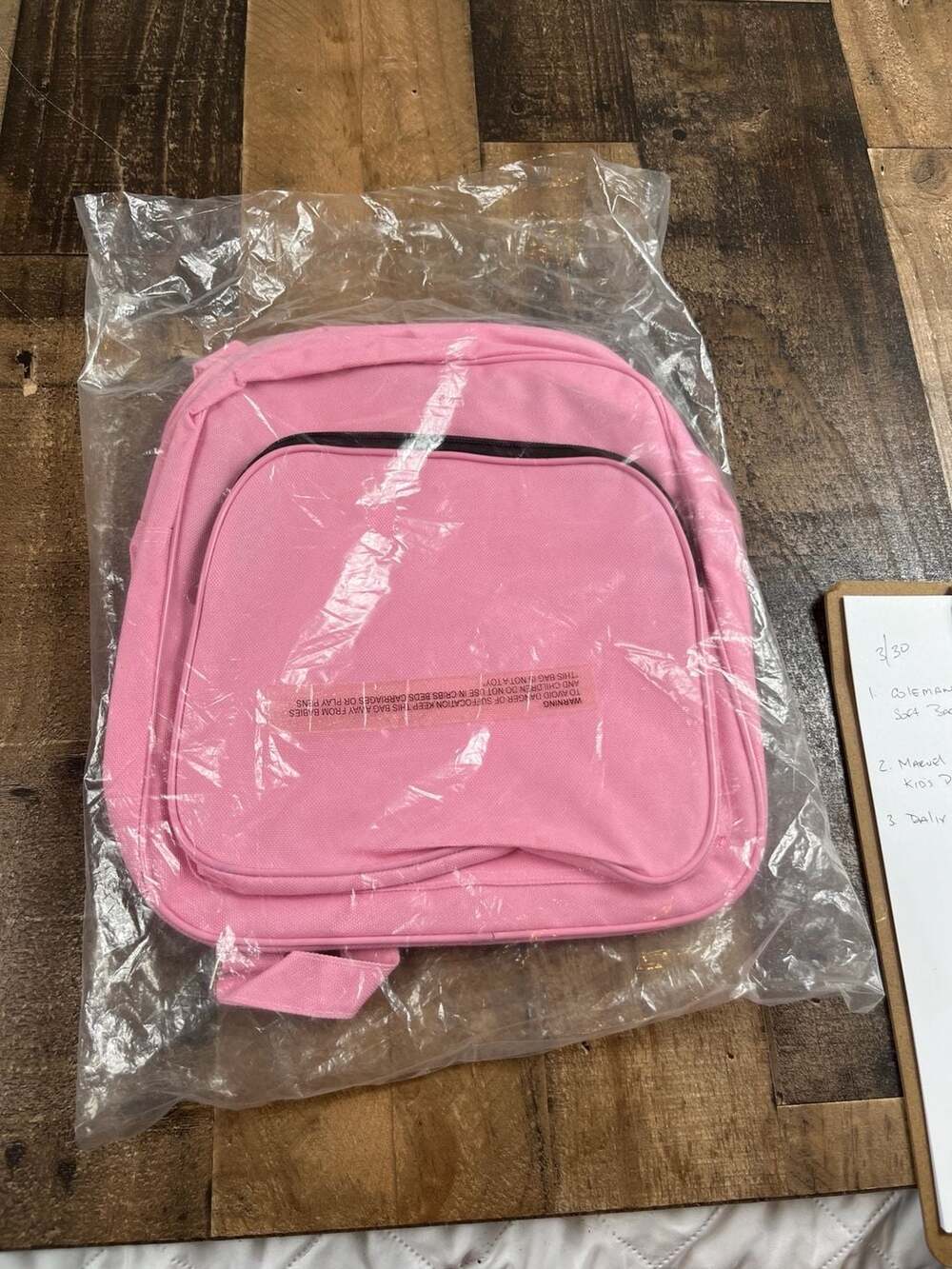 Small Kids Pink School‎ Backpack with Front Pocket